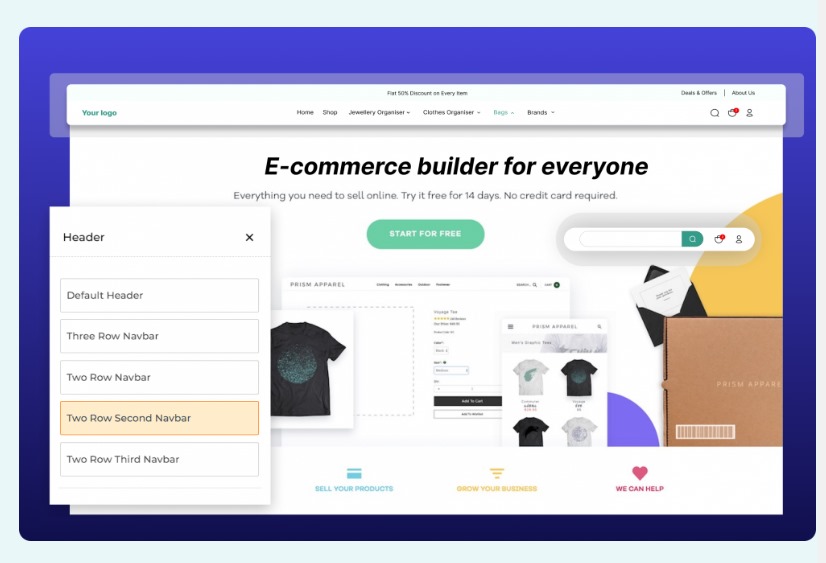 ecommerce builder